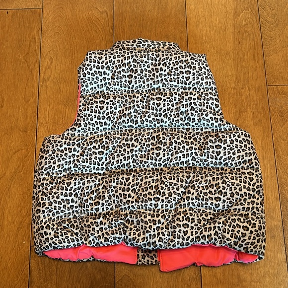 Baby Gap leopard print puffer vest 12-18 months - Picture 5 of 5